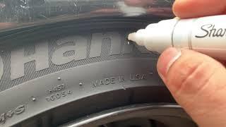 $4 diy tire lettering