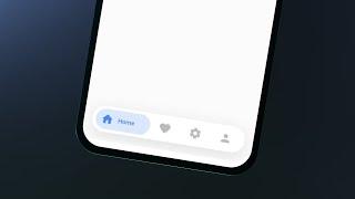 Animated Custom Bottom Navigation Bar in Flutter | Speed Code | Source code available on GitHub