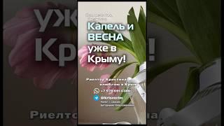 Привет! Это весна в Крыму и выгодные земельные участки для покупки  #землявкрыму #переезднаюг#крым