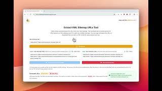 Extract 200k URLs from a Large XML Sitemap