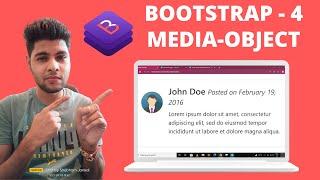 Media Objects in Bootstrap in Hindi || Bootstrap 4 Tutorial for beginners in Hindi - 21