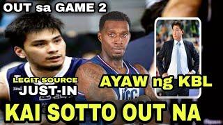 JUST-IN OUT NA si KAI SOTTO sa JAPAN B-LEAGUE | KBL TEAMS KAYA PALA AYAW sa WHITE IMPORTS!