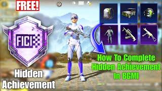 How To Complete Hidden Achievement In Bgmi | New Tricks | bgmi new achievement