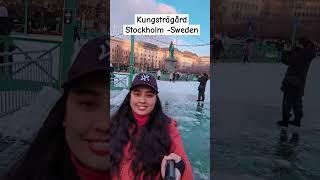 Walking throgh kungsträgård -Stockholm Sweden 2024 #travel #winter #christmas