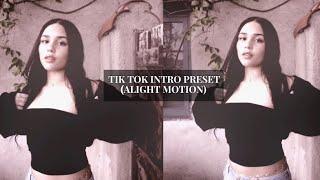 trending tik tok intro preset (alight motion)