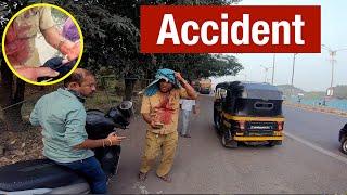 Auto Riksha Accident Vashi | Auro Accident | MotoCam Journey