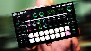 ROLAND MC101 WORKFLOW — making a beat with it