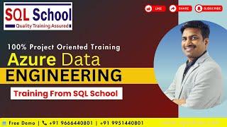 Azure Data Engineering Training from SQL School I #sqlschool #azure #dataengineer