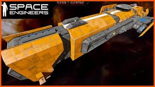 Space Engineers ship showcase - P-04 Transport Cruiser