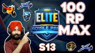 ROYAL PASS SEASON 13 MAX OUT || AMAZING NEW OUTFITS & BIKE SKIN || GTXPREET