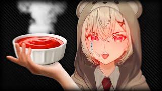 saruei nearly dies from ketchup...