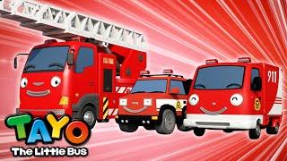 Red Rescue Team Songs Compilation | Tayo Rescue Team Song | Fire Truck Songs | Tayo the Little Bus