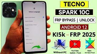 Tecno Spark 10c FRP Bypass Without PC Android 12 | Tecno Spark 10C Bypass FRP Google Account Lock