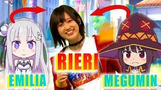 Rieri talks about how she voices Emilia and Megumin when they talk to each other | KonoSuba Live
