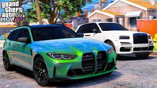 ПУТЬ БОМЖА В GTA 5 МОЙ ДОМ #40 - BMW M3 ПРОТИВ RR CULLINAN НА ГОНКАХ! - GTA 5 RP Россия ВОТЕР