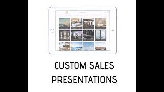 How to create a custom Sales Presentation