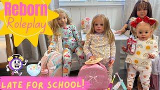 Reborn Dolls Morning Routine Roleplay ️ Breakfast & Getting Dressed #dollroleplay #reborns #dolls