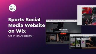 Sports Social Media website on Wix | Wix Velo | Wix Dev