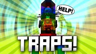 We Searched for "Traps" on the Workshop to Prep for Survival! - Scrap Mechanic Workshop Hunters