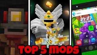 TOP 5 BEST MOD FOR MINECRAFT PE ( 1.21+) | Minecraft Pe Mod  #minecraft