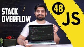 Getter Setter and Stack Overflow | chai aur #javascript