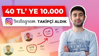 40 TL' ye 10 Bin İnstagram Takipçi Satın Aldık - Para İle İnstagram Takipçi Arttırma