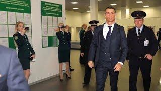 Cristiano Ronaldo to airport Zhukovsky in Russia arrive for World Cup 2018