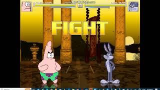 (VERY OLD) MUGEN: Patrick Star (Me) vs Bugs Bunny