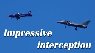 impressive video : a French RAFALE carries out an interception