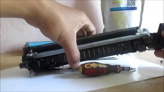 How to refill HP LaserjetPro P1102 Printer with CE651A cartridges