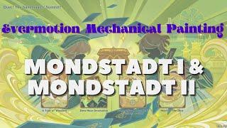 Solve in 11seconds!Evermotion Mechanical painting part1( Mondstadt I & Mondstadt II)|Genshin Impact