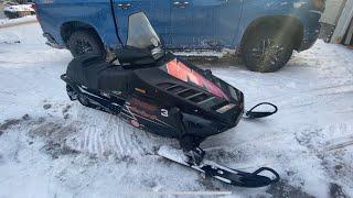 Yamaha exciter 570 cold start and ride!