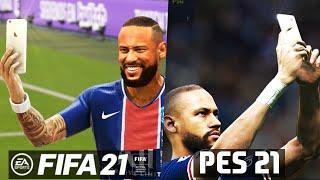 FIFA 21 vs PES 2021 - Celebrations Comparison