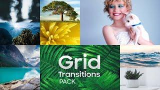 Grid Transitions Pack After Effects Templates