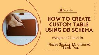 How to create custom table using db schema? Magento 2