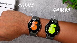 Samsung Galaxy Watch 7 - 40mm vs 44mm Size Comparison on Wrist!