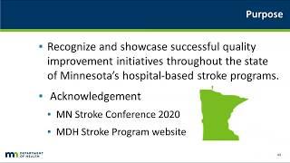 Monthly Stroke Webinar: Quality Improvement (March 2020)