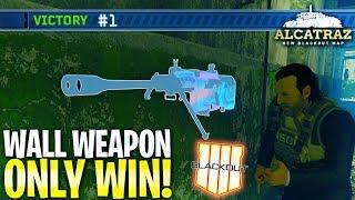 Wall Weapon ONLY Blackout Win (Alcatraz NEW Blackout Map Challenge)