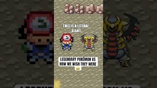 Legendary Pokémon vs How we wish they were  #pokemon #shorts