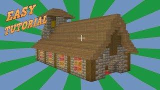 Minecraft: How To Build a Medieval Church Tutorial