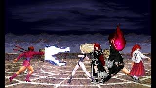 MUGEN KOF Thunder Shermie Vs. Super Boss Women Team