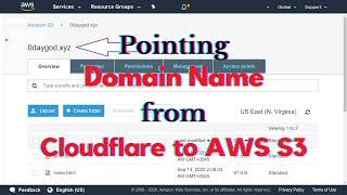 Pointing Domain Name from Cloudflare to AWS S3