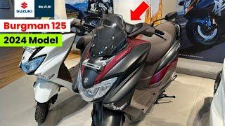 Suzuki Burgman Street New Model 2024 Review - 2 Big Changes | New Color | New Price?