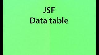 v38 Data table in JSF