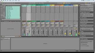 Importing stems and working with audio in Ableton