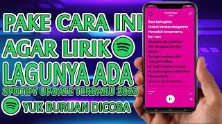 Tutorial Cara Mengaktifkan Lirik Lagu Di Spotify | Cara Memperbaiki Spotify Yang Tidak Ada Liriknya