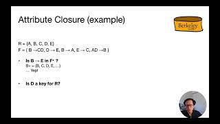 Lecture 17 Part 4 Attribute Closures