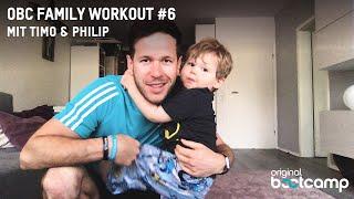 10 Min. Eltern & Kind Workout "Bauch, Beine, Po" | OBC Family Workout #6