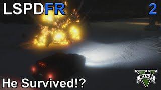 GTA 5 Roleplay | LSPDFR | He Survived!?