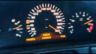 W210 E55 AMG Top speed acceleration 300 Km/h